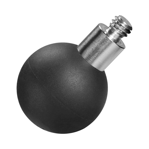 Ball Adapter with 1/4"-20 Threaded Post,Rubber and Stainless Steel 1" Ball,Can be Mounted on DA-90 DA-60 for More Expansion