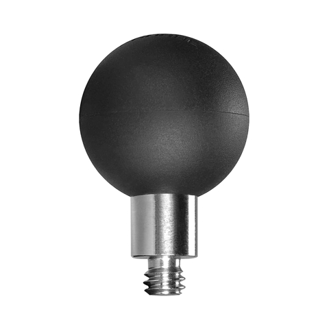 Ball Adapter with 1/4"-20 Threaded Post,Rubber and Stainless Steel 1" Ball,Can be Mounted on DA-90 DA-60 for More Expansion