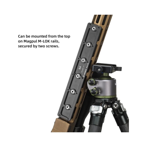 Discover the M-Lok Arca Rail Tripod Mount Adapter: Perfectly Compatible with Arca-Swiss/RRS Dovetail Systems